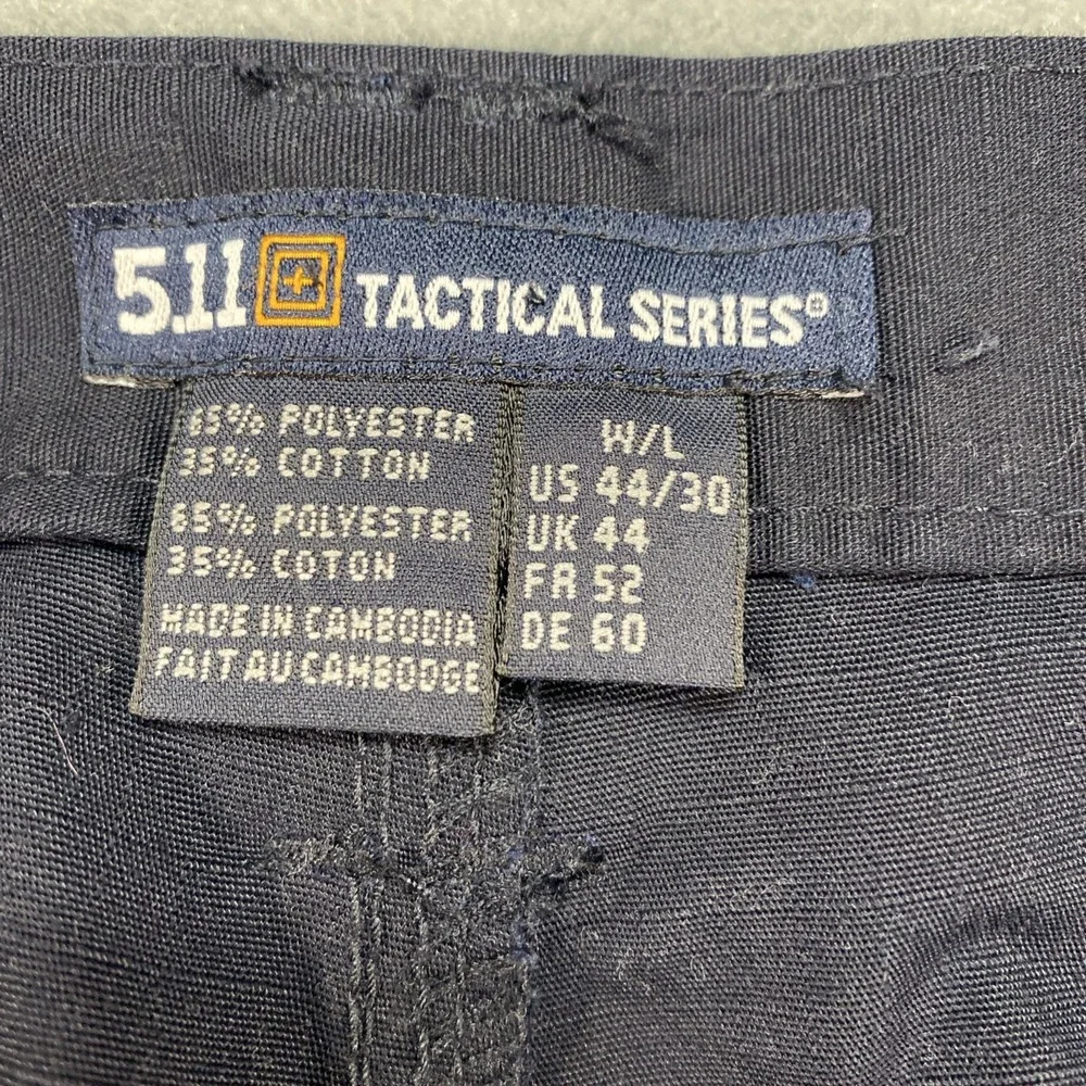 5.11 Tactical Mens Pants Navy Tactical Series 44x30 9 Pockets Outdoor Gorpcore